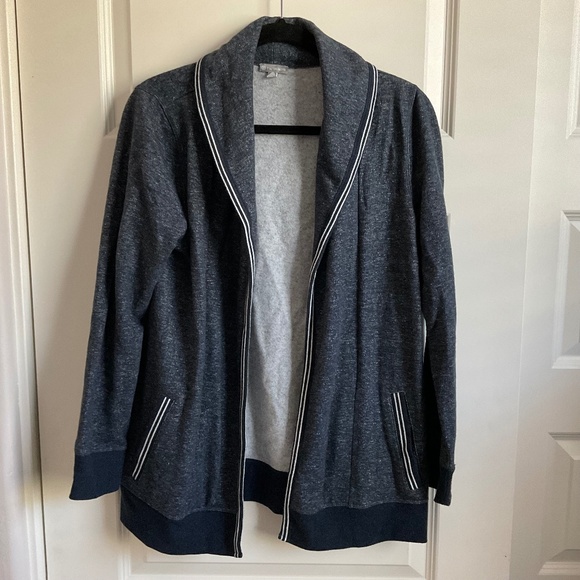 Talbots Sweaters - T by Talbots Open Front‎ Cardigan - Blue - Size Small